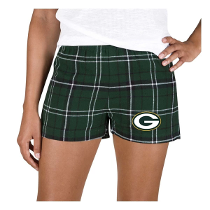 Women's Green Bay Packers Concepts Sport Ultimate Shorts Large Hunter Green/Black