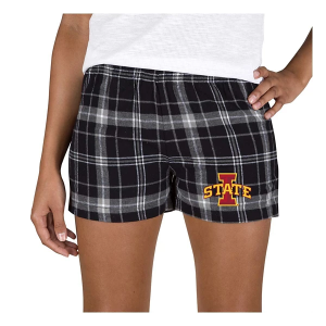 Iowa State Cyclones Concepts Sport Women's Ultimate Shorts XLarge Black/Grey