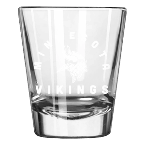 Logo Brands Minnesota Vikings Arch Shot Glass