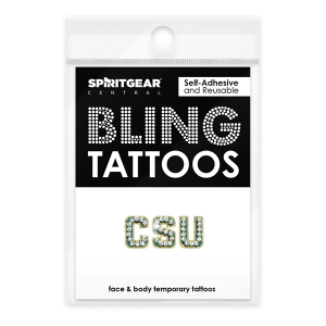 Spirit Gear Colorado State Rams Rhinestone Face Sticker