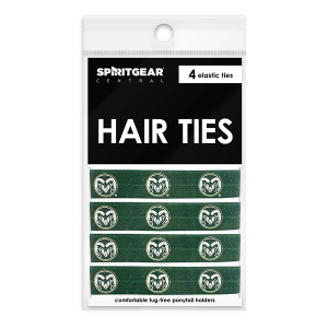 Spirit Gear Colorado State Rams 4pk Elastic Hair Tie