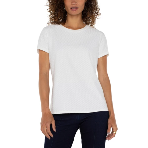 Women's Liverpool Los Angeles Rib Trim Shirt XLarge White