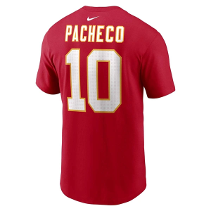 Kansas City Chiefs Nike Isiah Pacheco #10 Name & Number T-Shirt Medium Red
