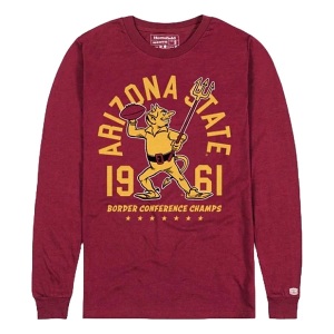 Arizona State Sun Devils Homefield Apparel 1961 T-Shirt Large Maroon