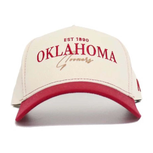 Oklahoma Sooners NO RIVALS Vintage Adjustable Hat One Size Cream