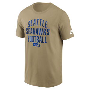 Seattle Seahawks Nike Rewind Essential T-Shirt Large Tan