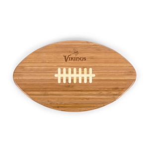 Picnic Time Minnesota Vikings Touchdown! Football Cutting Board & Serving Tray