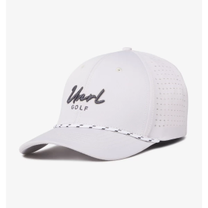 Men's UNRL Golf Script Rope Golf Snapback Hat One Size Stone/Nine Iron