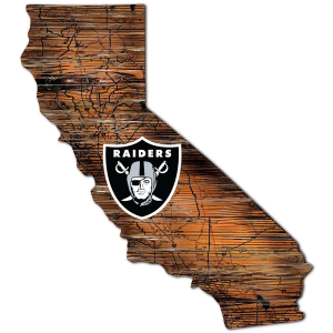 Fan Creations Las Vegas Raiders Distressed State Sign