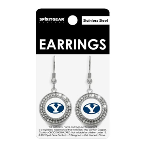 Spirit Gear Central BYU Cougars Dangle Earrings