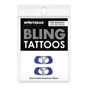 Spirit Gear BYU Cougars 2pk. Bling Eyeblack Sticker
