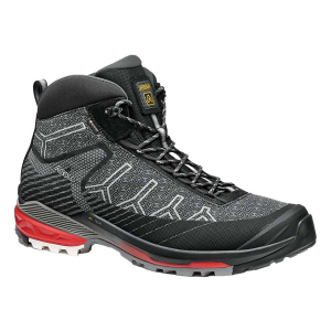 Men's Asolo Falcon Jacquard EVO GV Waterproof Hiking Boots Outdoor 13 Black/Red