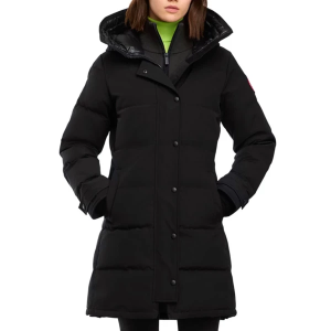 Women's Canada Goose Shelburne Parka Large Black