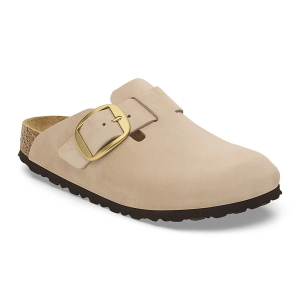Women's BIRKENSTOCK Boston Big Buckle Casual Clogs Narrow 36 Sandcastle