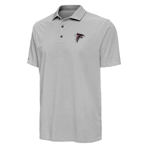 Atlanta Falcons Antigua Pave Polo XLarge Black/White