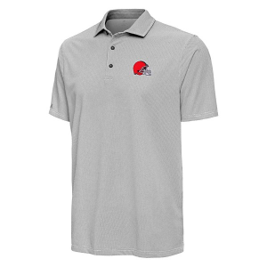 Cleveland Browns Antigua Pave Polo 2XLarge Black/White