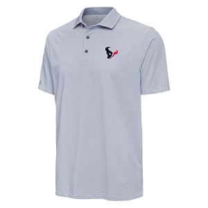 Houston Texans Antigua Pave Polo XLarge Navy/White