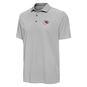 Kansas City Chiefs Antigua Pave Polo Medium Black/White