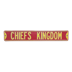 Authentic Street Signs Kansas City Chiefs "Chiefs Kingdom" Street Sign