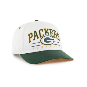 Green Bay Packers 47 Brand Roscoe Two Tone Adjustable Hat One Size White