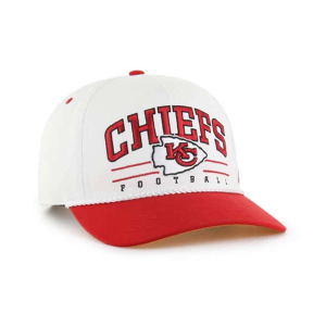 Kansas City Chiefs 47 Brand Roscoe Two Tone Adjustable Hat One Size White