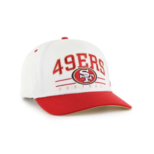 San Francisco 49ers 47 Brand Roscoe Two Tone Adjustable Hat One Size White