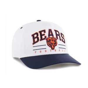 Chicago Bears 47 Brand Roscoe Two Tone Adjustable Hat One Size White