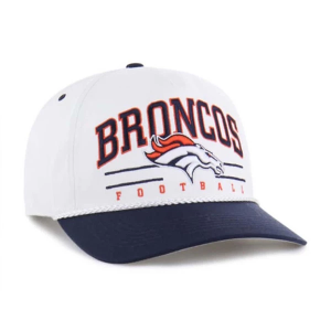 Denver Broncos 47 Brand Roscoe Two Tone Adjustable Hat One Size White