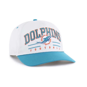 Miami Dolphins 47 Brand Roscoe Two Tone Adjustable Hat One Size White
