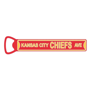 Authentic Street Signs Kansas City Chiefs Bottle Opener Sign