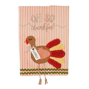 Mud Pie Turkey Dangle Leg Towel