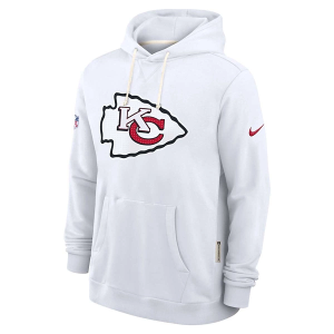 Kansas City Chiefs Nike 2025 Sideline Standard Issue Hoodie XLarge White