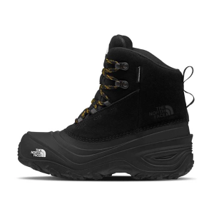 Kids' The North Face Chilkat V Lace Waterproof Winter Boots Big 6 TNF Black/TNF Black