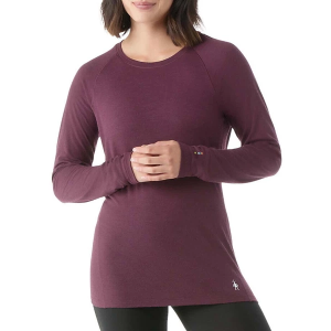 Women's Smartwool Classic All-Season Merino Long Sleeve Base Layer XLarge Eggplant