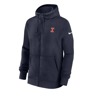 Illinois Fighting Illini Nike Hoodie 2XLarge Navy