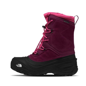 Kids' The North Face Alpenglow V Waterproof Winter Boots Outdoor Little 1 Boysenberry/TNF Black