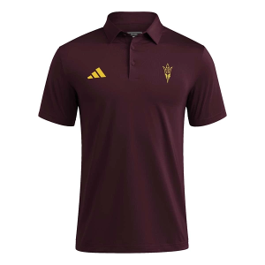 Arizona State Sun Devils adidas Sideline 365 Polo Small Maroon