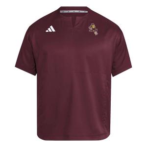 adidas Arizona State Sun Devils Short Sleeve Cage Dugout Jacket