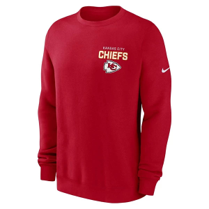 Kansas City Chiefs Nike Club Crewneck 3XLarge Red