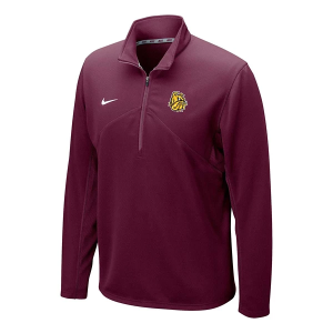 Minnesota Duluth Bulldogs Nike DriFit Training 1/4 Zip Small Maroon
