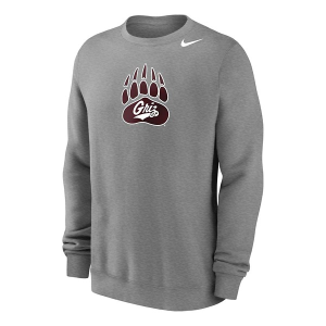 Montana Grizzlies Nike Crew Small Dark Grey Heather