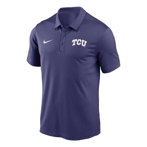 TCU Horned Frogs Nike Solid Victory Polo Large Orchard