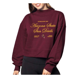 Arizona State Sun Devils Chicka-D Women's Crew Large Maroon