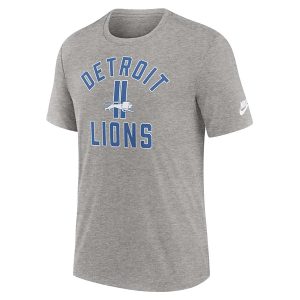Detroit Lions Nike Throwback Rewind T-Shirt XLarge Dark Grey Heather