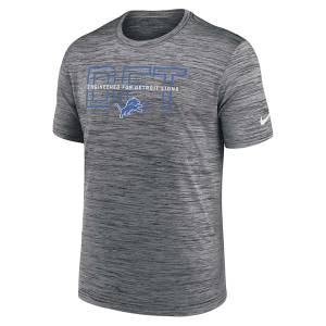 Detroit Lions Nike 2025 Velocity T-Shirt XLarge Anthracite
