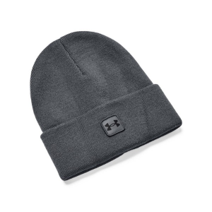 Under Armour Halftime Cuff Running Beanie One Size Pitch Grey/Black