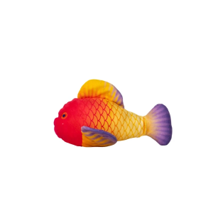 Premium Plush Fannie Rainbow Fish Dog Toy
