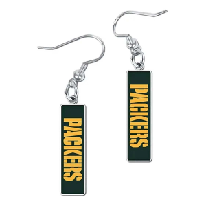 Wincraft Green Bay Packers Rectangle Earrings