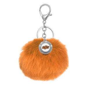 Spirit Gear Central Llc Oklahoma State Cowboys Pom Pom Keychain