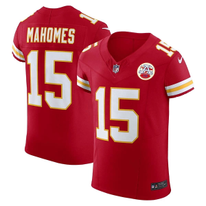 Kansas City Chiefs Patrick Mahomes #15 Nike Elite Jersey 52 Red